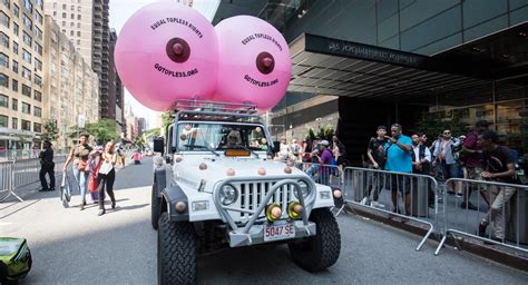 NSFW Photos: Women 'Free The Nip' For 10th Annual Go.
